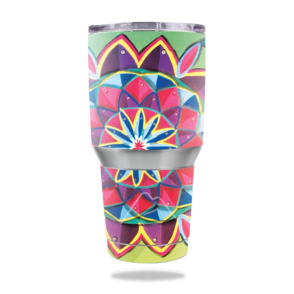 Picture of MightySkins OZTUM30-Fish Mandala Skin for Ozark Trail 30 oz Tumbler - Fish Mandala