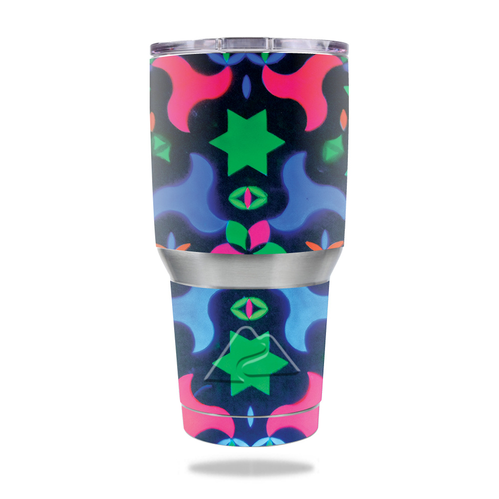 Picture of MightySkins OZTUM30-Geometric Rave Skin for Ozark Trail 30 oz Tumbler - Geometric Rave