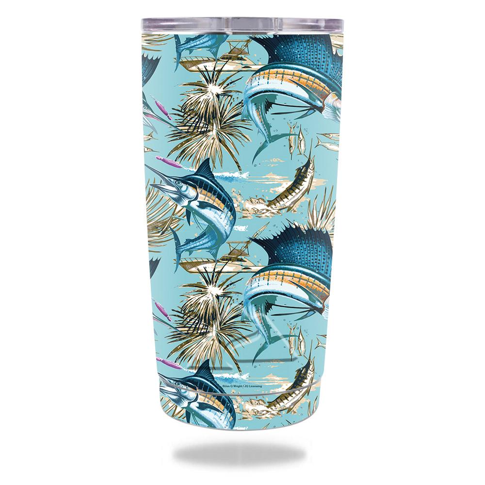 Picture of MightySkins OZTUM20-Island Fish Skin for Ozark Trail 20 oz Tumbler 2016 - Island Fish