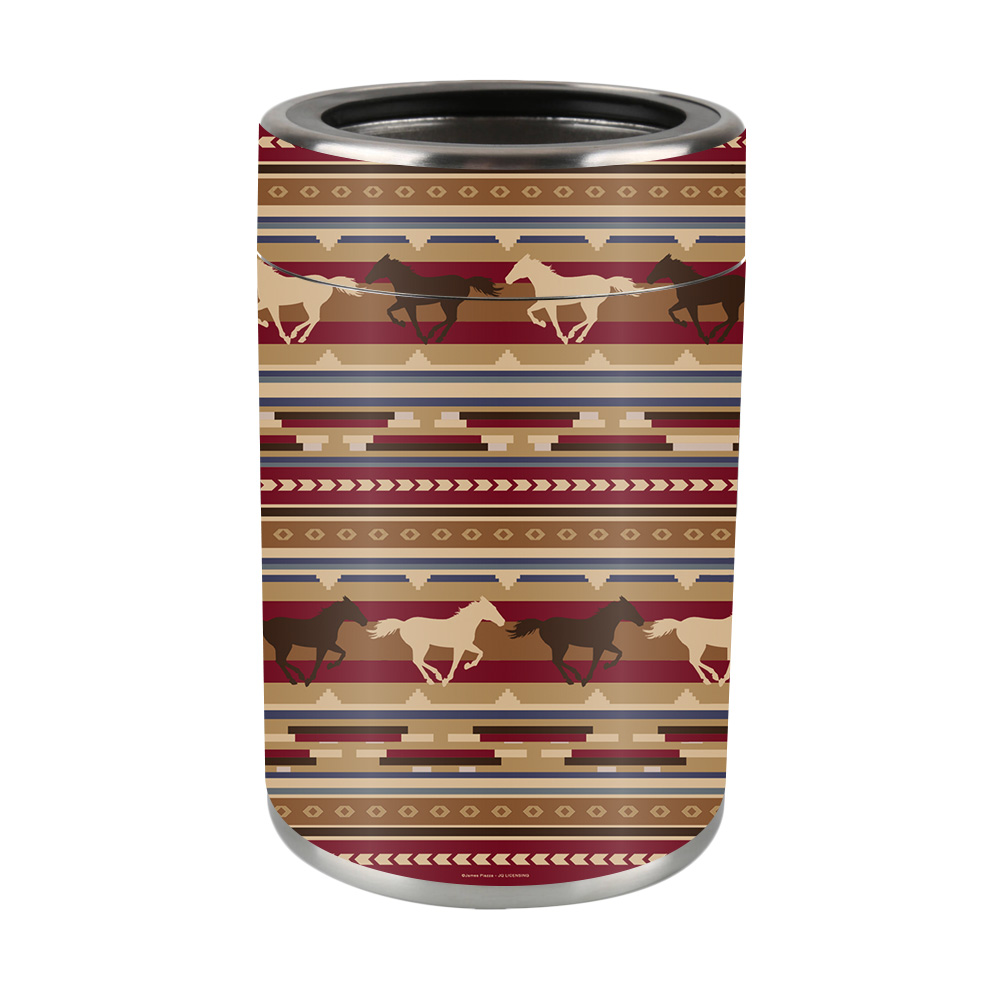 Picture of MightySkins OZCAN-Western Horses Skin for Ozark Trail Can - Western Horses