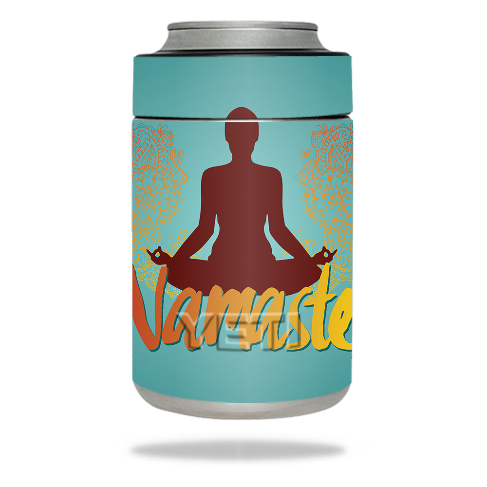 Picture of MightySkins YERAMCOL-Namaste Skin for Yeti Rambler Colster - Namaste