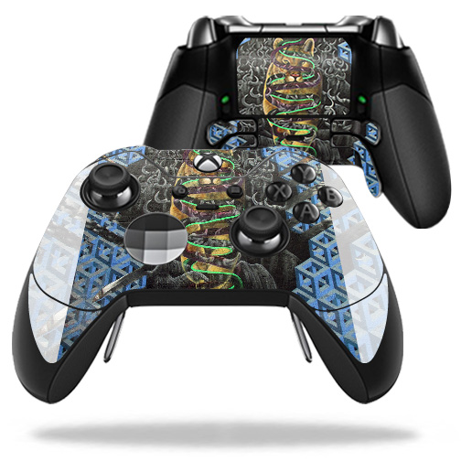 MIELITECO-Panther Swirl Skin for Microsoft Xbox One Elite Controller - Panther Swirl -  MightySkins