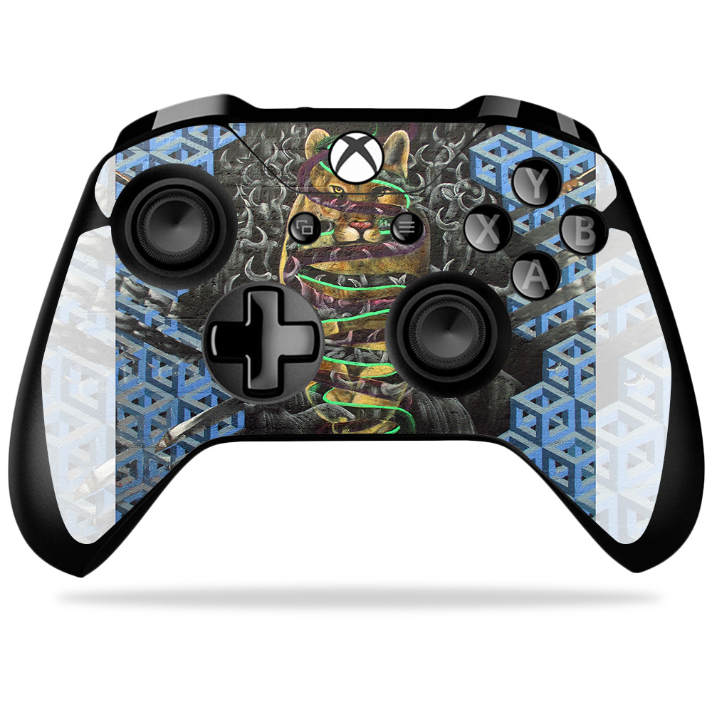 MIXBONXCO-Panther Swirl Skin for Microsoft Xbox One X Controller - Panther Swirl -  MightySkins