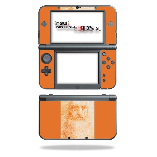 MightySkins NI3DSXL2-Red Chalk Man Portrait