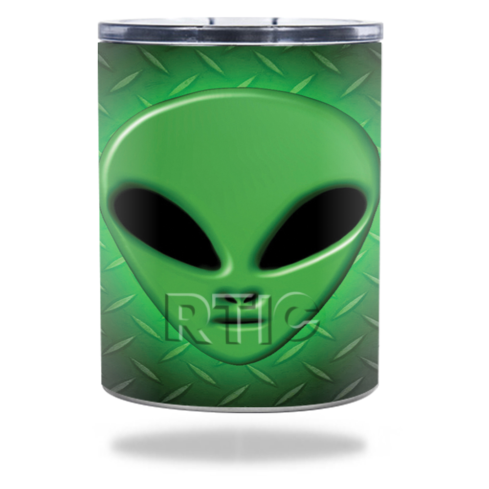 Picture of MightySkins RTLOW10-Alien Invasion Skin for RTIC Lowball 10 oz 2016 Wrap Cover Sticker - Alien Invasion