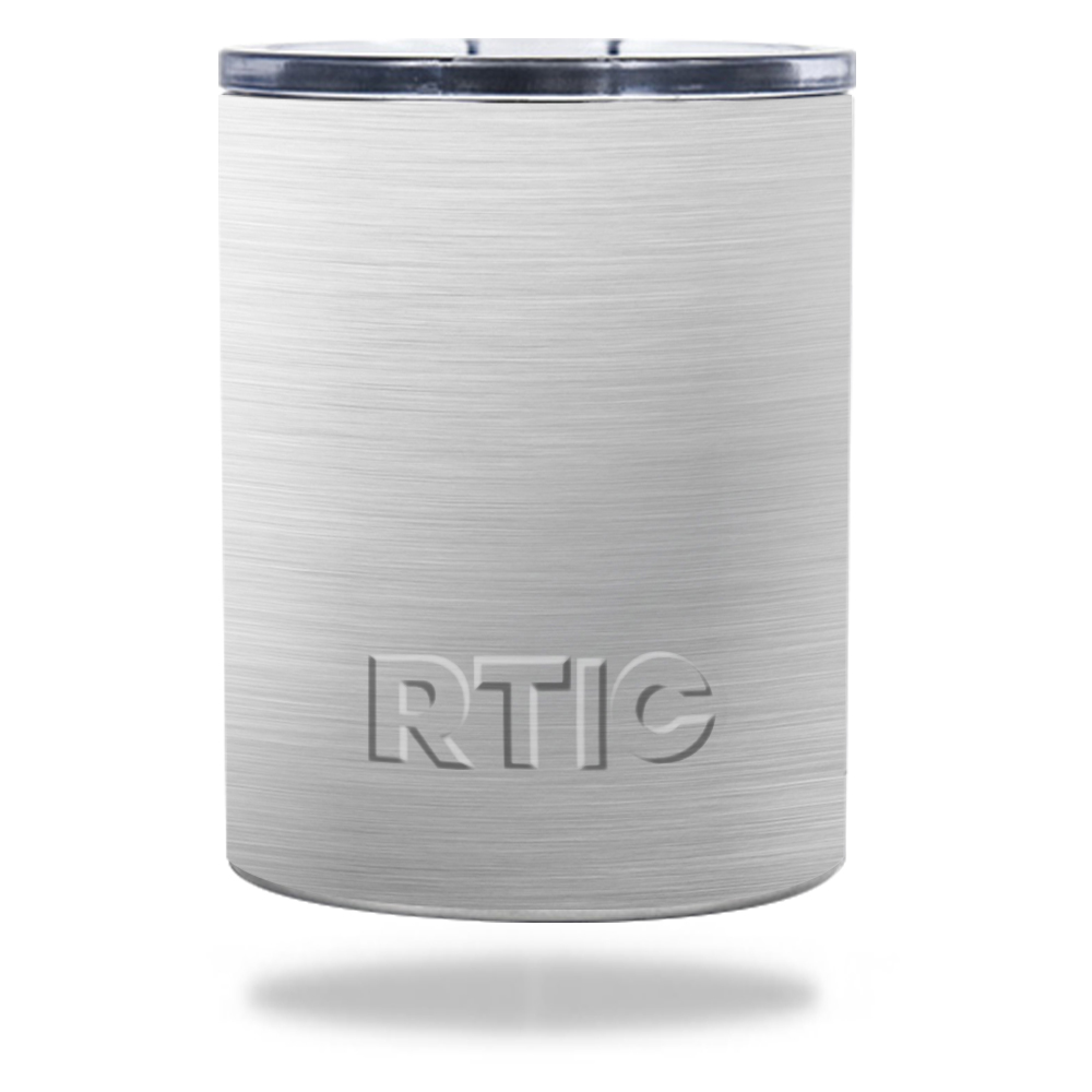 Picture of MightySkins RTLOW10-Cold Steel Skin for RTIC Lowball 10 oz 2016 Wrap Cover Sticker - Cold Steel