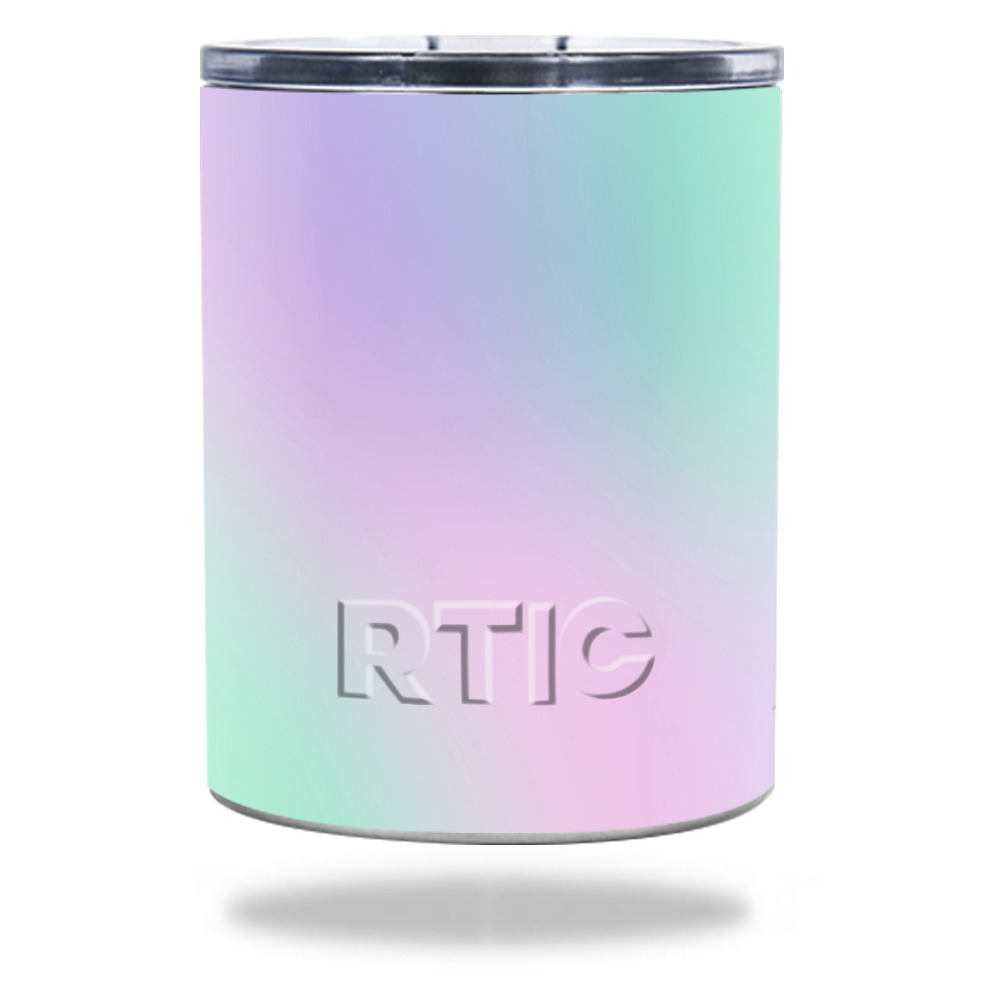 Picture of MightySkins RTLOW10-Cotton Candy Skin for RTIC Lowball 10 oz 2016 Wrap Cover Sticker - Cotton Candy