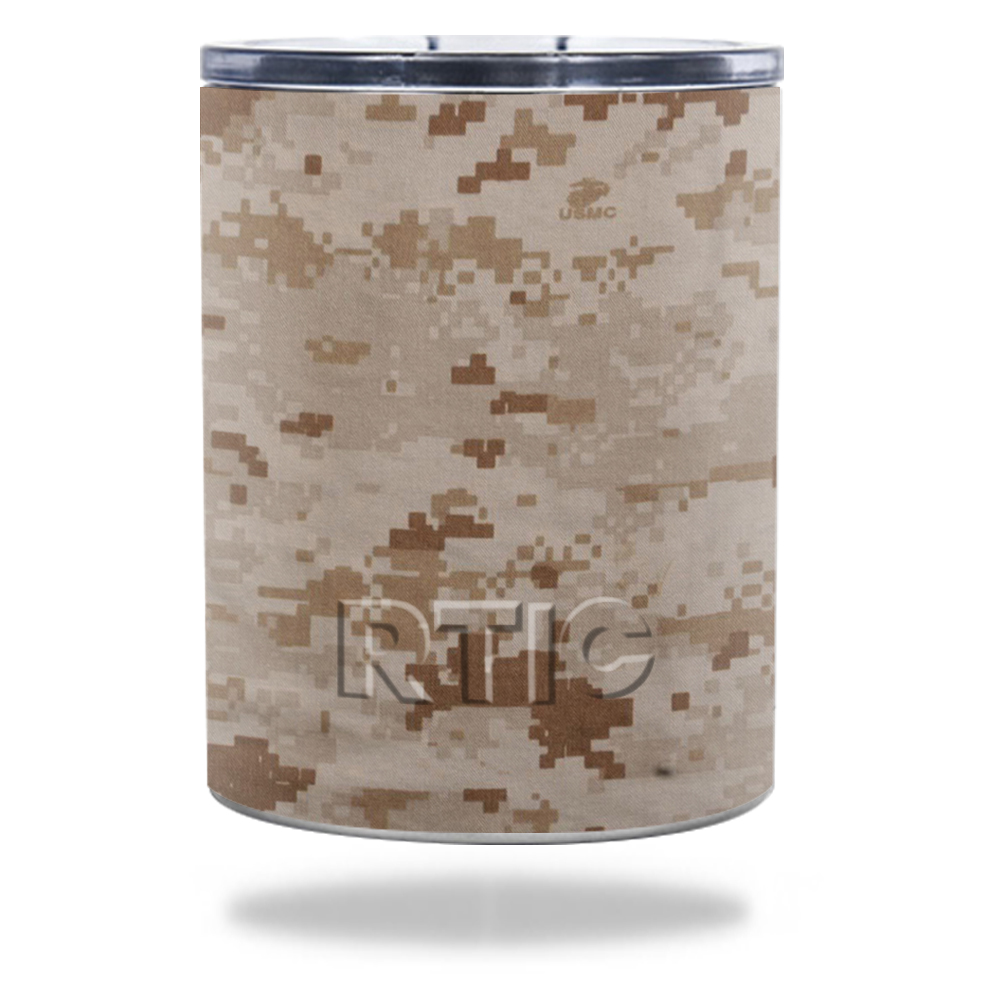 Picture of MightySkins RTLOW10-Desert Camo Skin for RTIC Lowball 10 oz 2016 Wrap Cover Sticker - Desert Camo