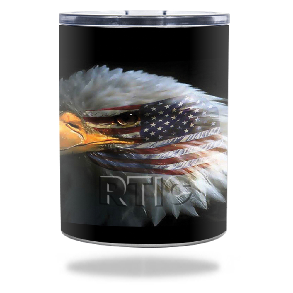 Picture of MightySkins RTLOW10-Eagle Eye Skin for RTIC Lowball 10 oz 2016 Wrap Cover Sticker - Eagle Eye
