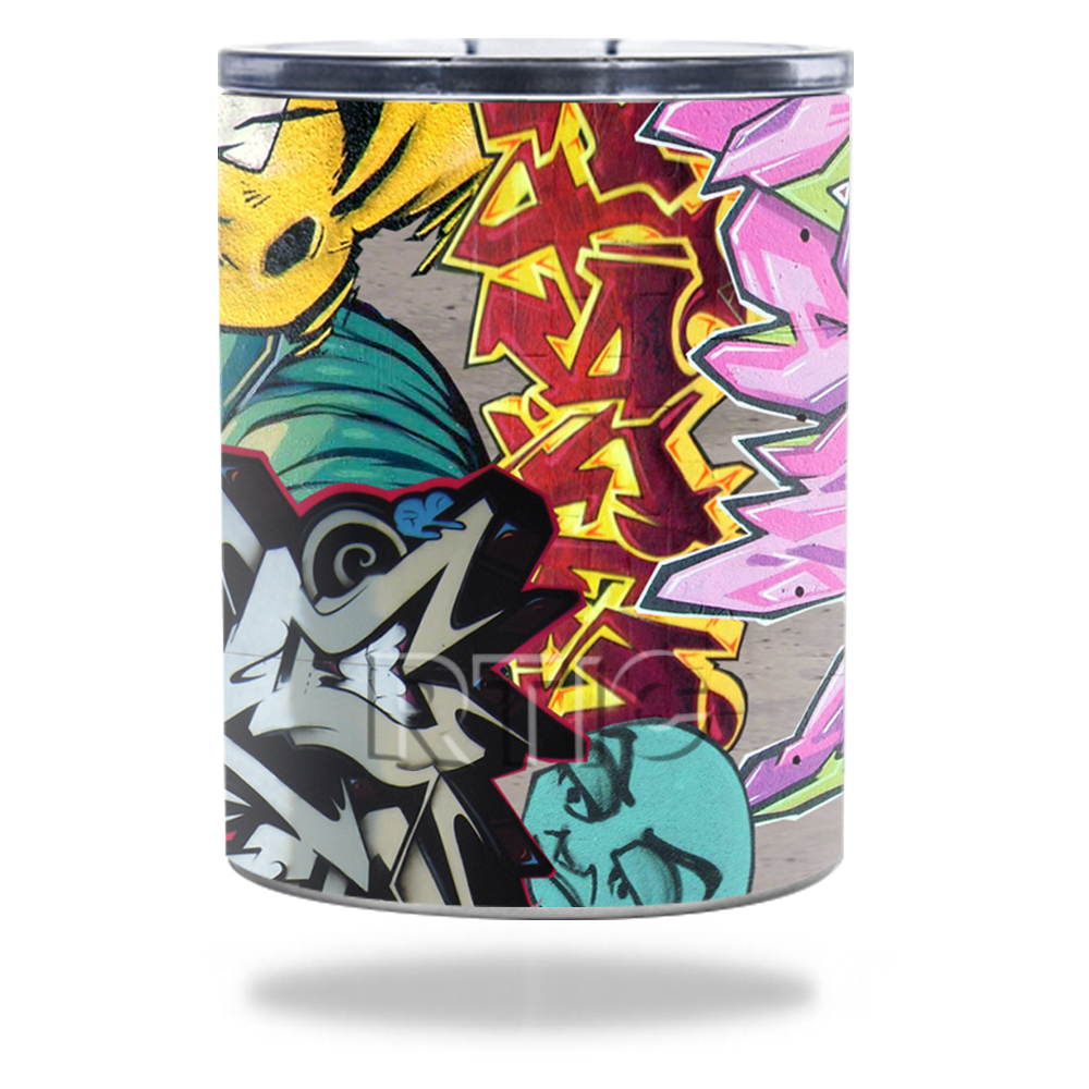 Picture of MightySkins RTLOW10-Graffiti Wild Styles Skin for RTIC Lowball 10 oz 2016 Wrap Cover Sticker - Graffiti Wild Styles