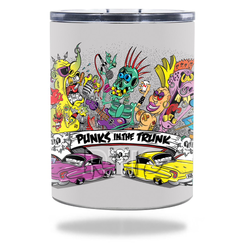 Picture of MightySkins RTLOW10-Punks in the Trunk Skin for RTIC Lowball 10 oz 2016 Wrap Cover Sticker - Punks in the Trunk