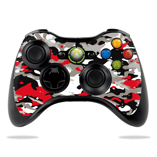 MIXB360CO-Red Camo Skin for Microsoft Xbox 360 Controller - Red Camo -  MightySkins