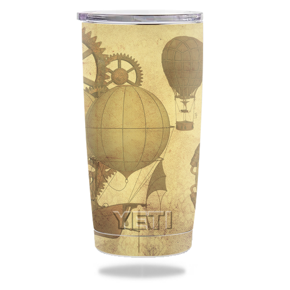 Picture of MightySkins YERAM20-Steam Punk Paper Skin for Yeti 20 oz Tumbler - Steam Punk Paper