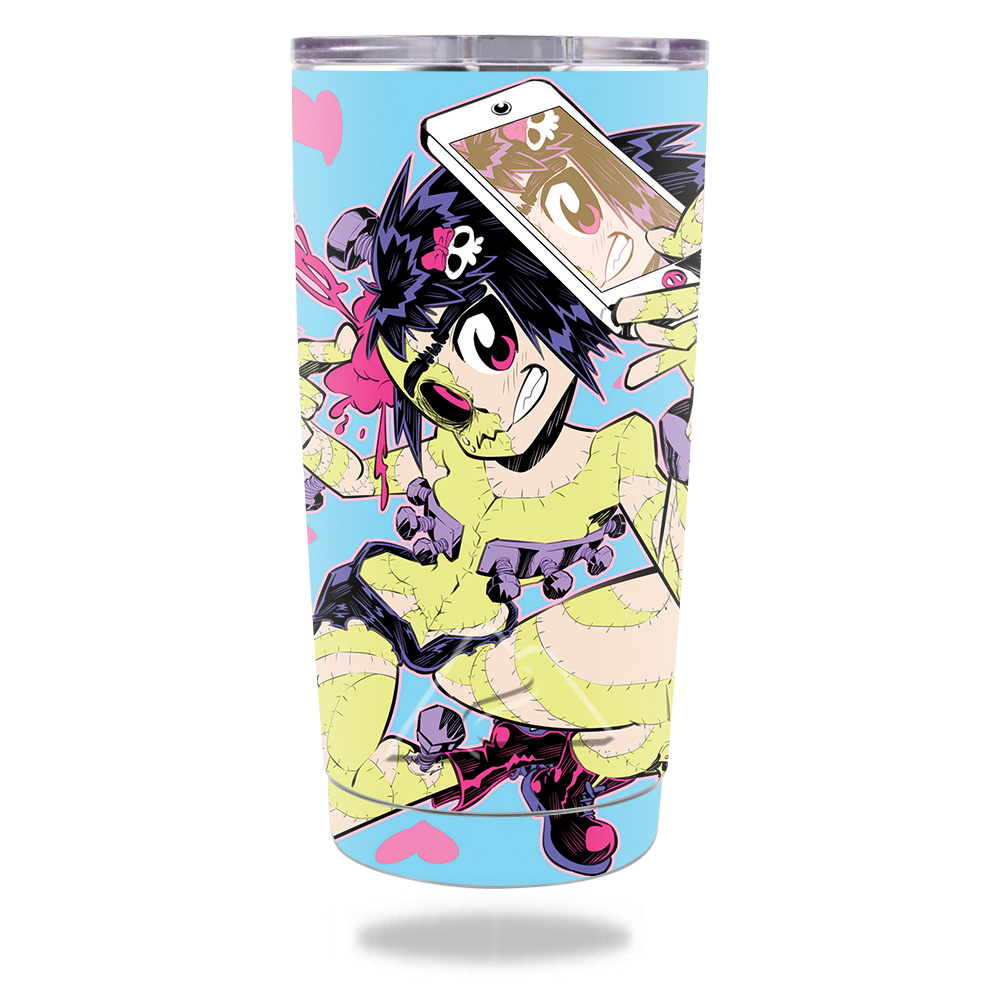 Picture of MightySkins OZTUM20-Frankenstein Selfie Ozark Trail 20 oz Tumbler 2016 Skin - Frankenstein Selfie
