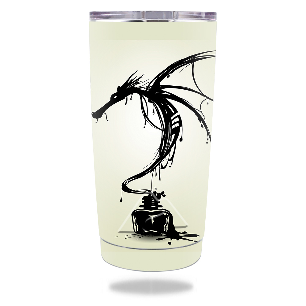 Picture of MightySkins OZTUM20-Ink Dragon Ozark Trail 20 oz Tumbler 2016 Skin - Ink Dragon