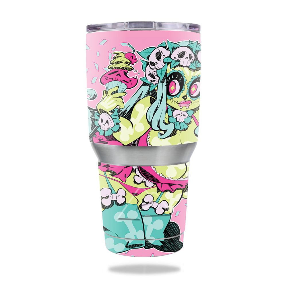 Picture of MightySkins OZTUM30-Sugar Skull Girl Ozark Trail 30 oz Tumbler Skin - Sugar Skull Girl