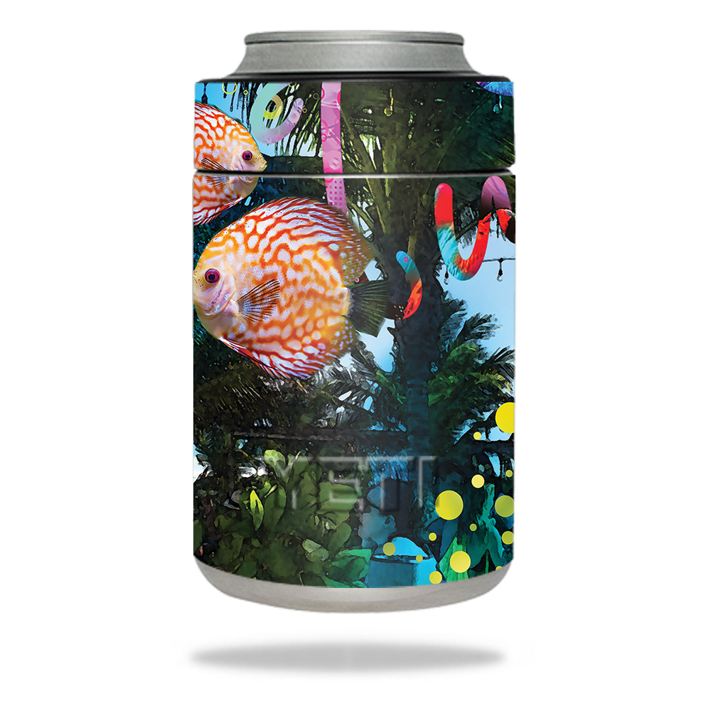 Picture of MightySkins YERAMCOL-Psychedelic Vacation Yeti Colster Skin - Psychedelic Vacation