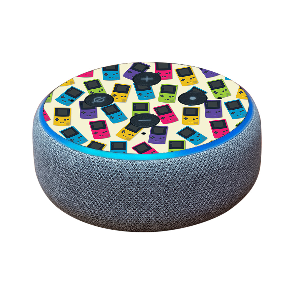 AMEDOT3-Game Kid Color Tile Amazon Echo Dot 3rd Generation Skin - Game Kid Color Tile -  MightySkins