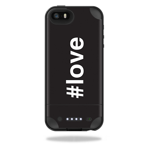 MJPIP5-Love 2 Skin for Mophie Juice Pack Plus iPhone 5, 5S & SE Case - Love 2 -  MightySkins