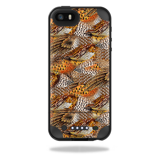 MJPIP5-Pheasant Feathers Skin for Mophie Juice Pack Plus iPhone 5, 5S & SE Case - Pheasant Feathers -  MightySkins