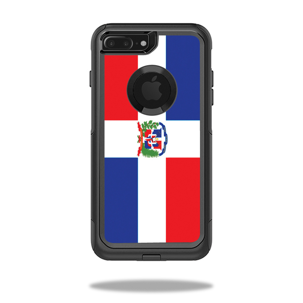 OTCIP7PL-Dominican Flag Skin for Otterbox Commuter iPhone 7 Plus Case Wrap Cover Sticker - Dominican Flag -  MightySkins