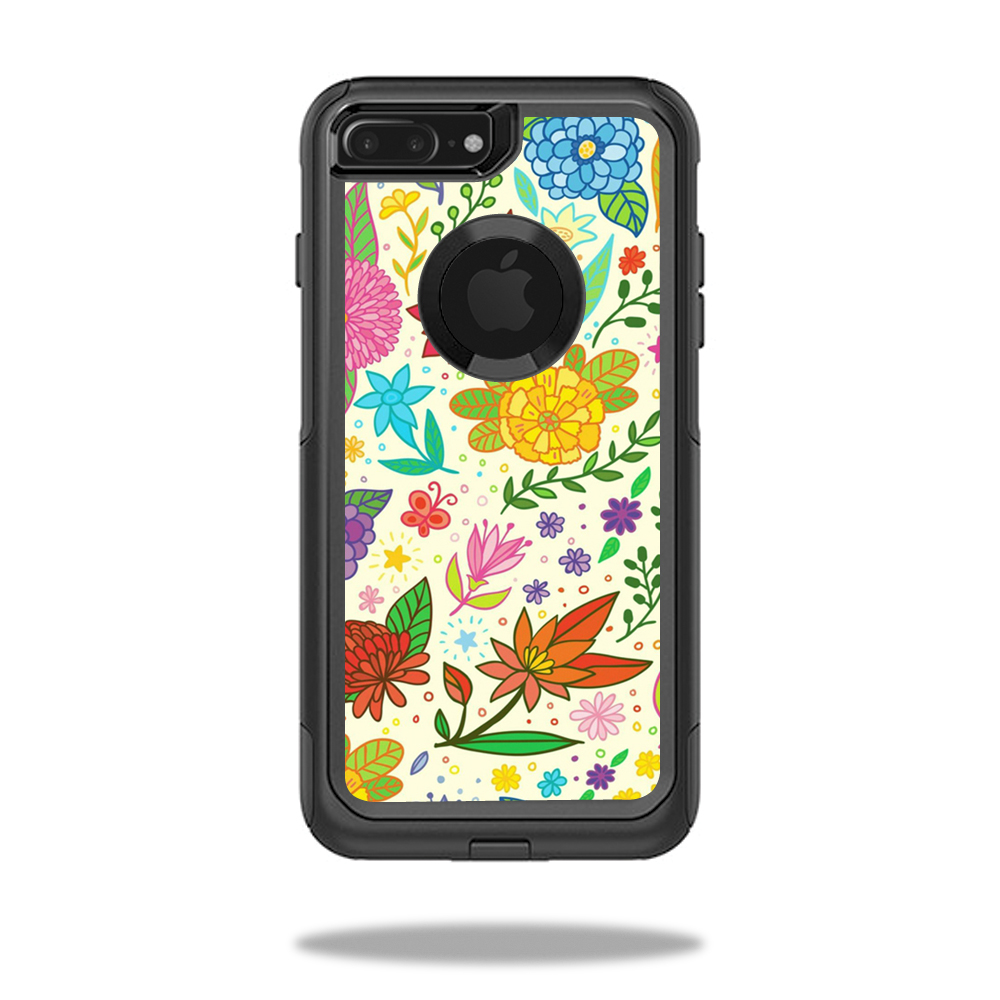 OTCIP7PL-Flower Garden Skin for Otterbox Commuter iPhone 7 Plus Case Wrap Cover Sticker - Flower Garden -  MightySkins