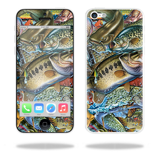 APIPH5C-Action Fish Puzzle Skin for Apple iPhone 5C - Action Fish Puzzle -  MightySkins