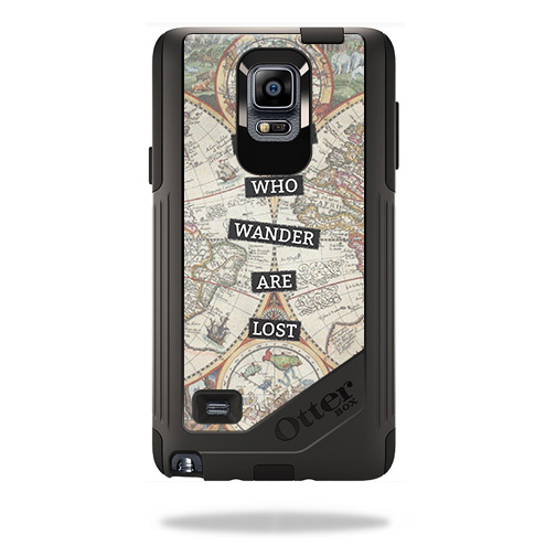 OTCSGNOT4-Who Wander Skin for Otterbox Commuter Samsung Galaxy Note 4 - Who Wander -  MightySkins