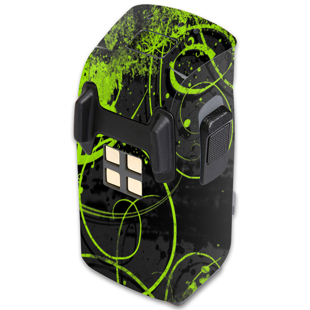 Picture of MightySkins DJSPBAT-Green Distortion Skin for DJI Spark Mini Drone Battery - Green Distortion