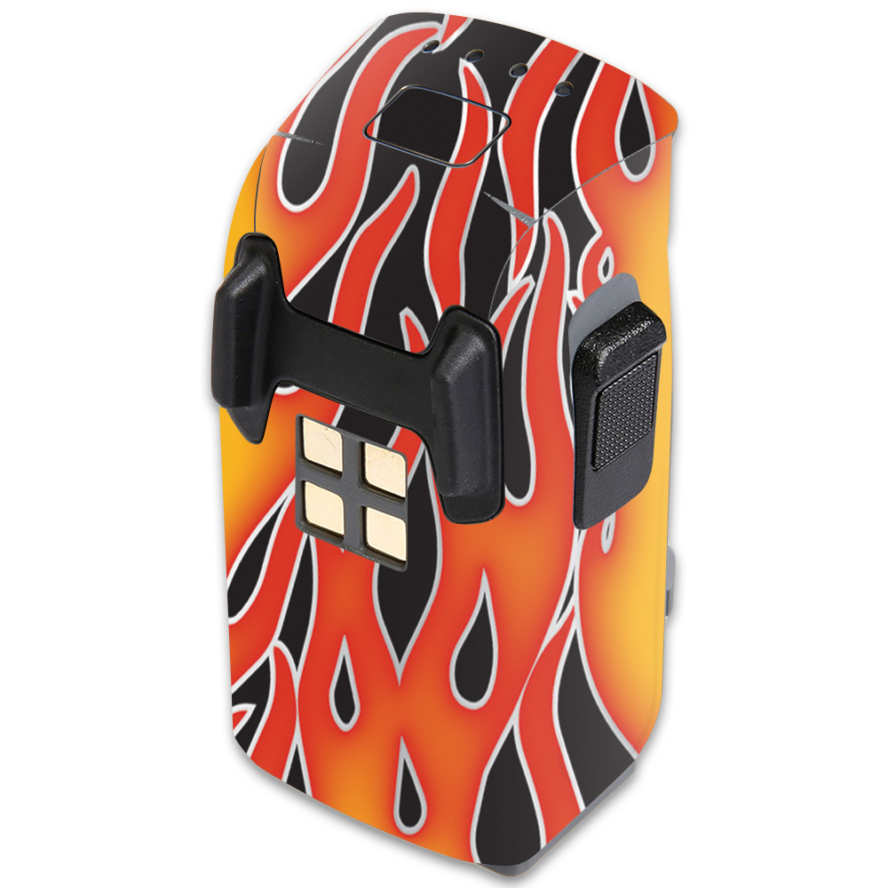 Picture of MightySkins DJSPBAT-Hot Flames Skin for DJI Spark Mini Drone Battery - Hot Flames