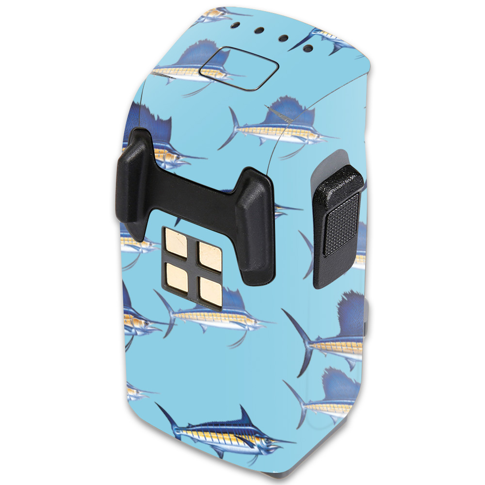 Picture of MightySkins DJSPBAT-Billfish Stripes Skin for DJI Spark Mini Drone Battery - Billfish Stripes