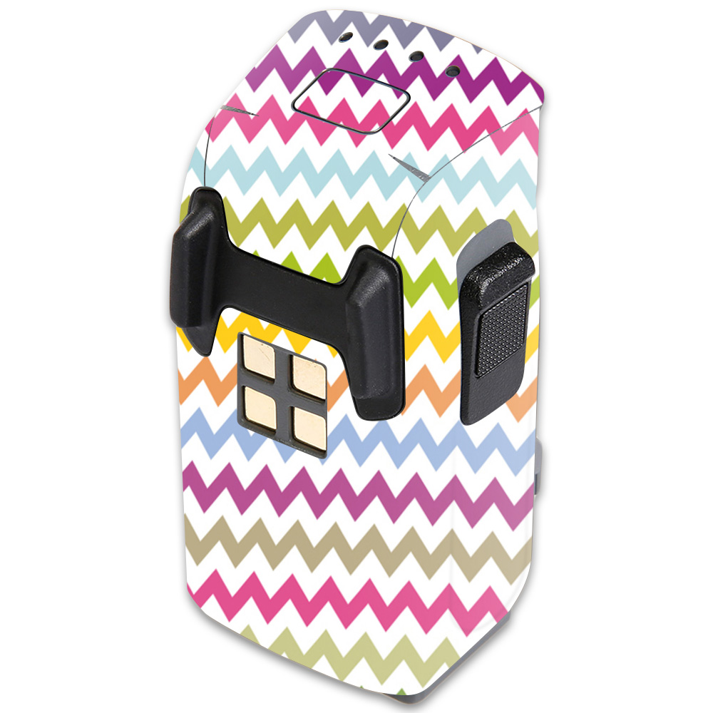Picture of MightySkins DJSPBAT-Rainbow Chevron Skin for DJI Spark Mini Drone Battery - Rainbow Chevron