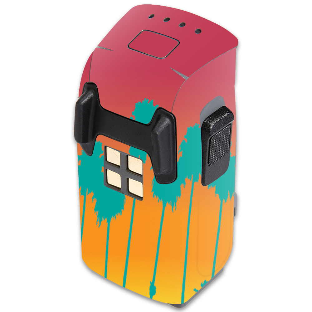 Picture of MightySkins DJSPBAT-Sherbet Palms Skin for DJI Spark Mini Drone Battery - Sherbet Palms