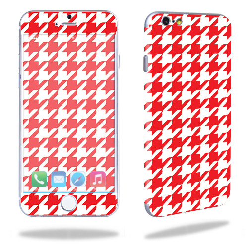 MightySkins APIPH6-Red Houndstooth
