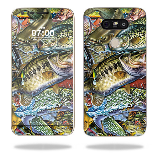 Picture of MightySkins LGG5-Action Fish Puzzle Skin for LG G5 - Action Fish Puzzle