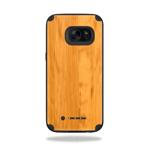 MJSGS7Birch Wood Grain Skin for Mophie Juice Pack Samsung Galaxy S7 Case Wrap Cover Sticker  Birch Wood Grain
