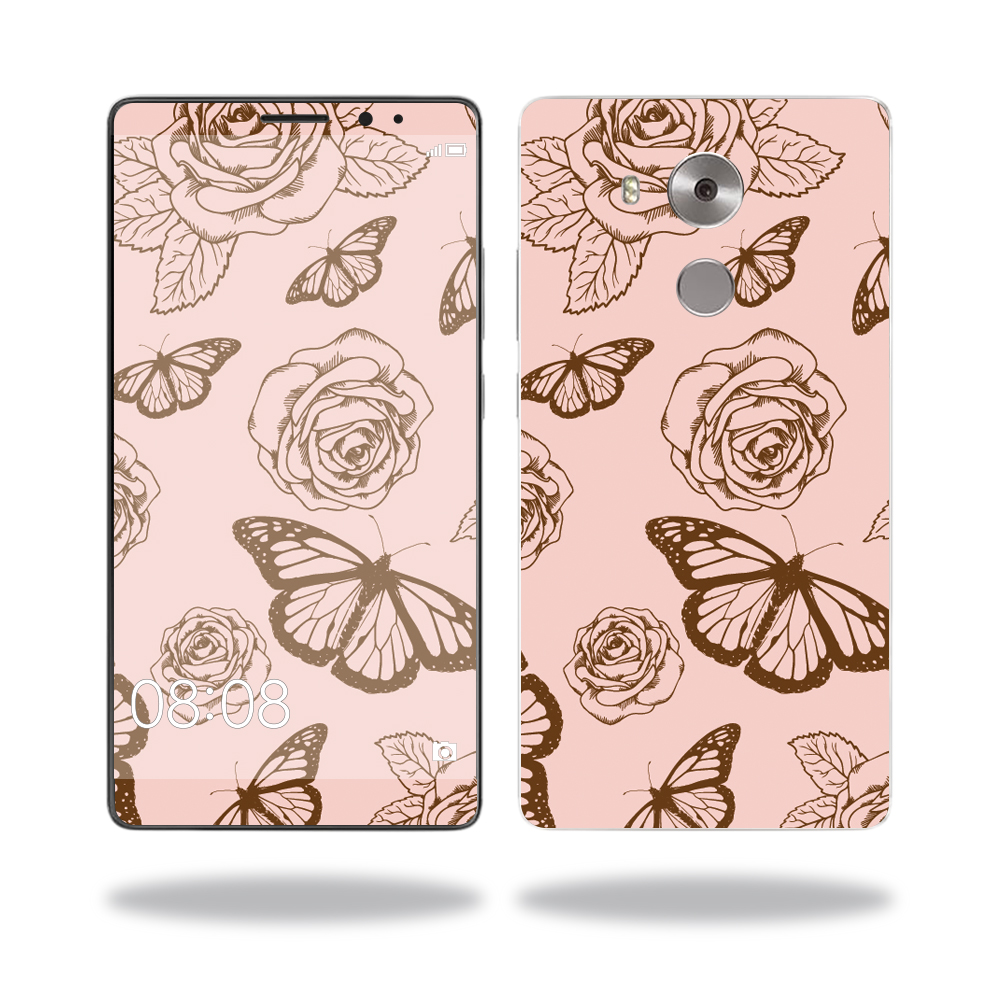 Picture of MightySkins HUMATE81-Butterfly Garden Skin for Huawei Mate 8 Wrap Cover Sticker - Butterfly Garden
