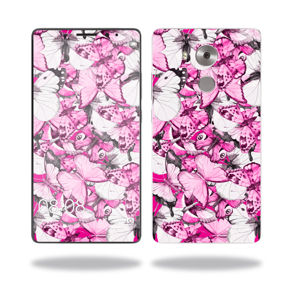 Picture of MightySkins HUMATE81-Butterfly Love Skin for Huawei Mate 8 Wrap Cover Sticker - Butterfly Love