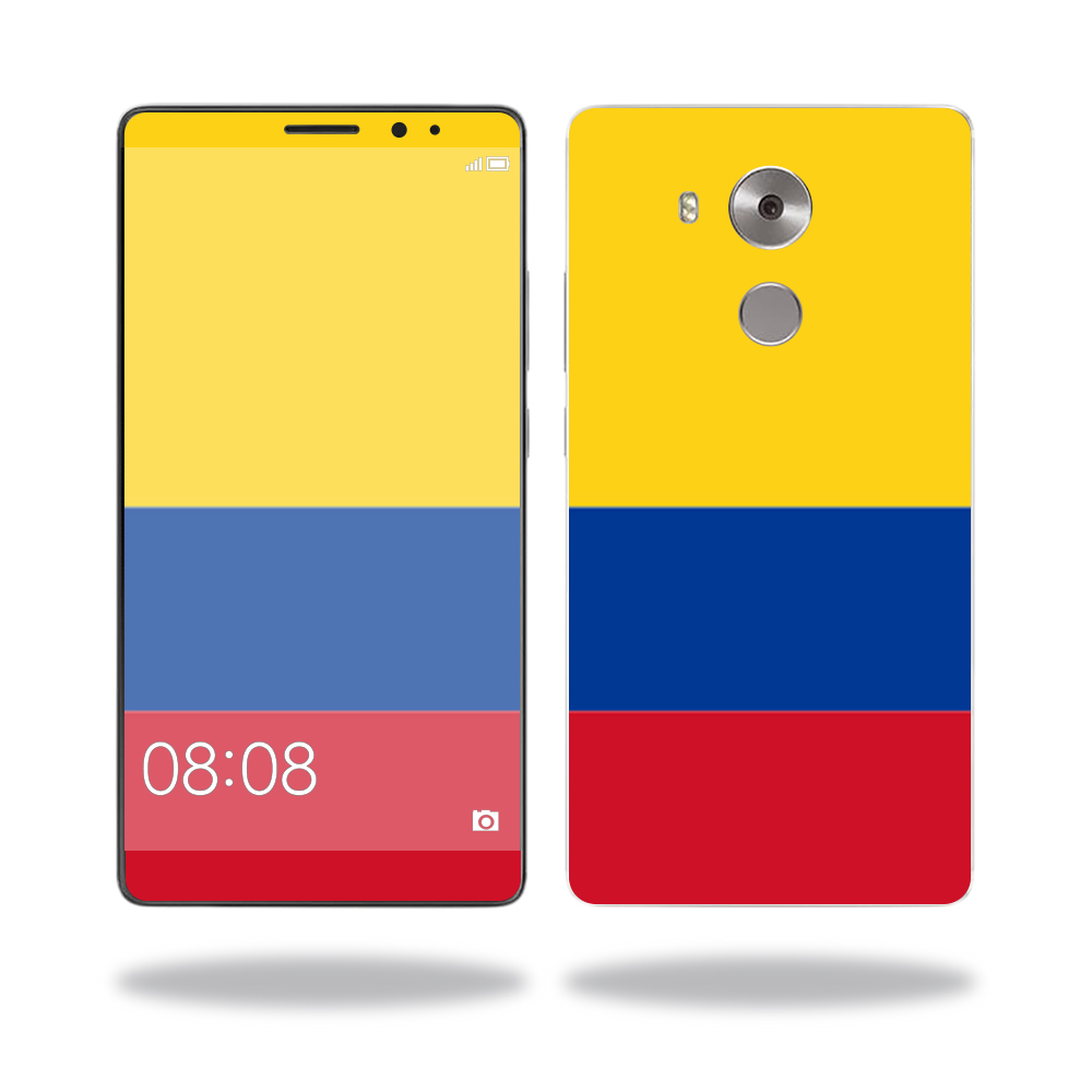 Picture of MightySkins HUMATE81-Colombian Flag Skin for Huawei Mate 8 Wrap Cover Sticker - Colombian Flag