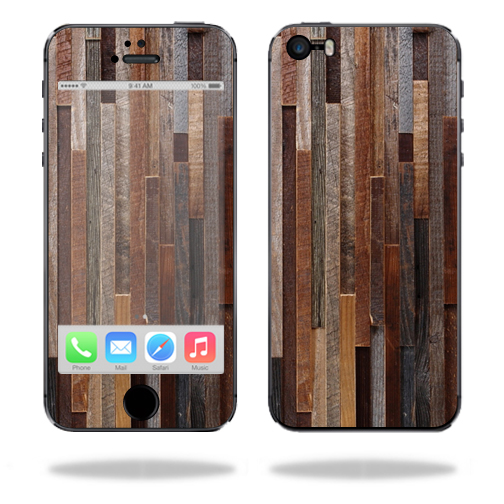 APIPH5S2-Woody Skin for Apple iPhone 5, 5S & SE Wrap Cover Sticker - Woody -  MightySkins