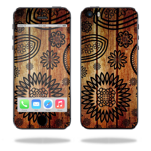 MightySkins APIPH5S2-Wooden Floral