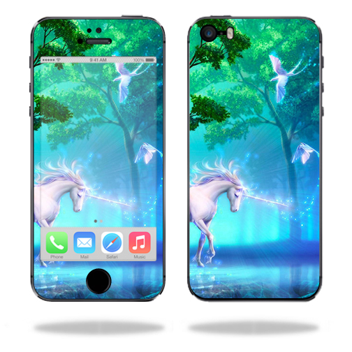 APIPH5S2-Unicorn Fantasy Skin for Apple iPhone 5, 5S & SE Wrap Cover Sticker - Unicorn Fantasy -  MightySkins