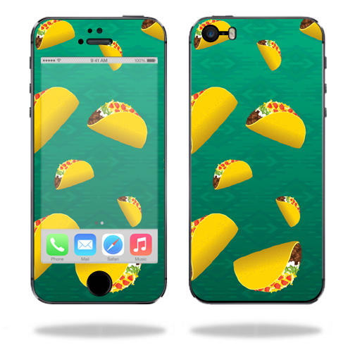 APIPH5S2-Tacos Skin for Apple iPhone 5, 5S & SE Wrap Cover Sticker - Tacos -  MightySkins