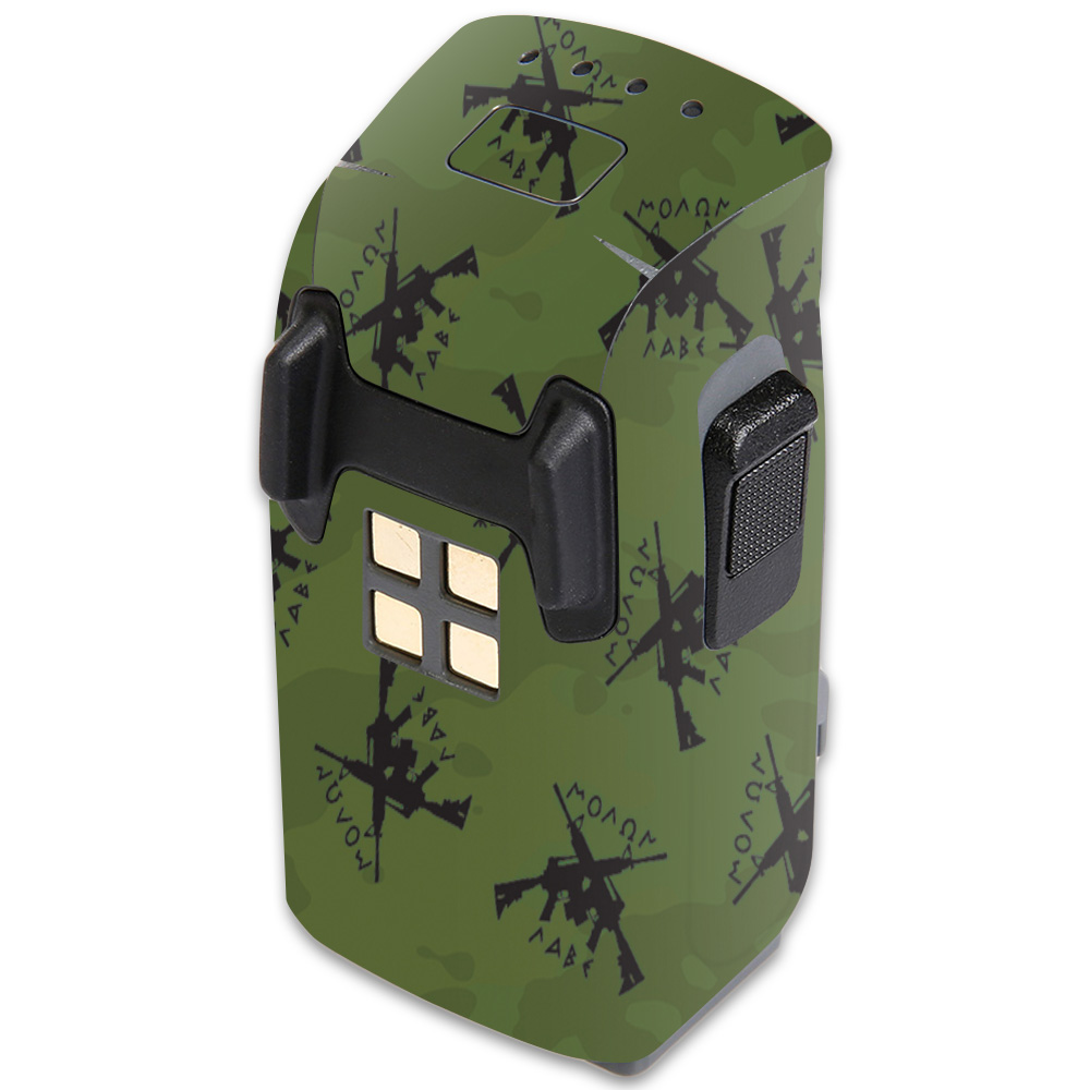 Picture of MightySkins DJSPBAT-Molon Labe Skin for DJI Spark Mini Drone Battery - Molon Labe
