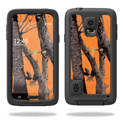 LIFSGS5-Orange Camo Skin for Lifeproof Samsung Galaxy S5 Case Wrap Cover Sticker - Orange Camo -  MightySkins