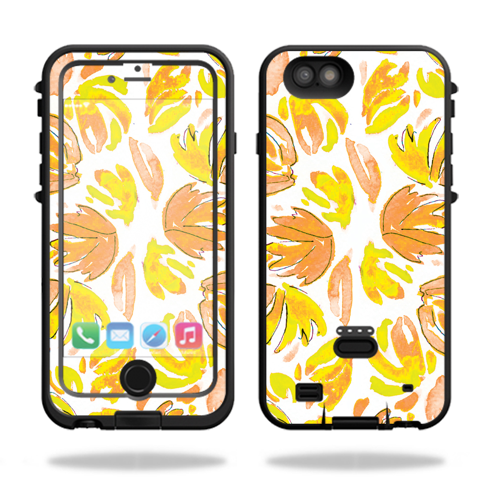 IPOWIP6PL-Yellow Petals Skin for Lifeproof Fre Power iPhone 6 Plus & 6S Plus Case Wrap Cover Sticker - Yellow Petals -  MightySkins