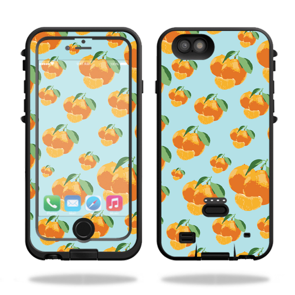 IPOWIP6PL-Orange You Glad Skin for Lifeproof Fre Power iPhone 6 Plus & 6S Plus Case Wrap Cover Sticker - Orange You Glad -  MightySkins