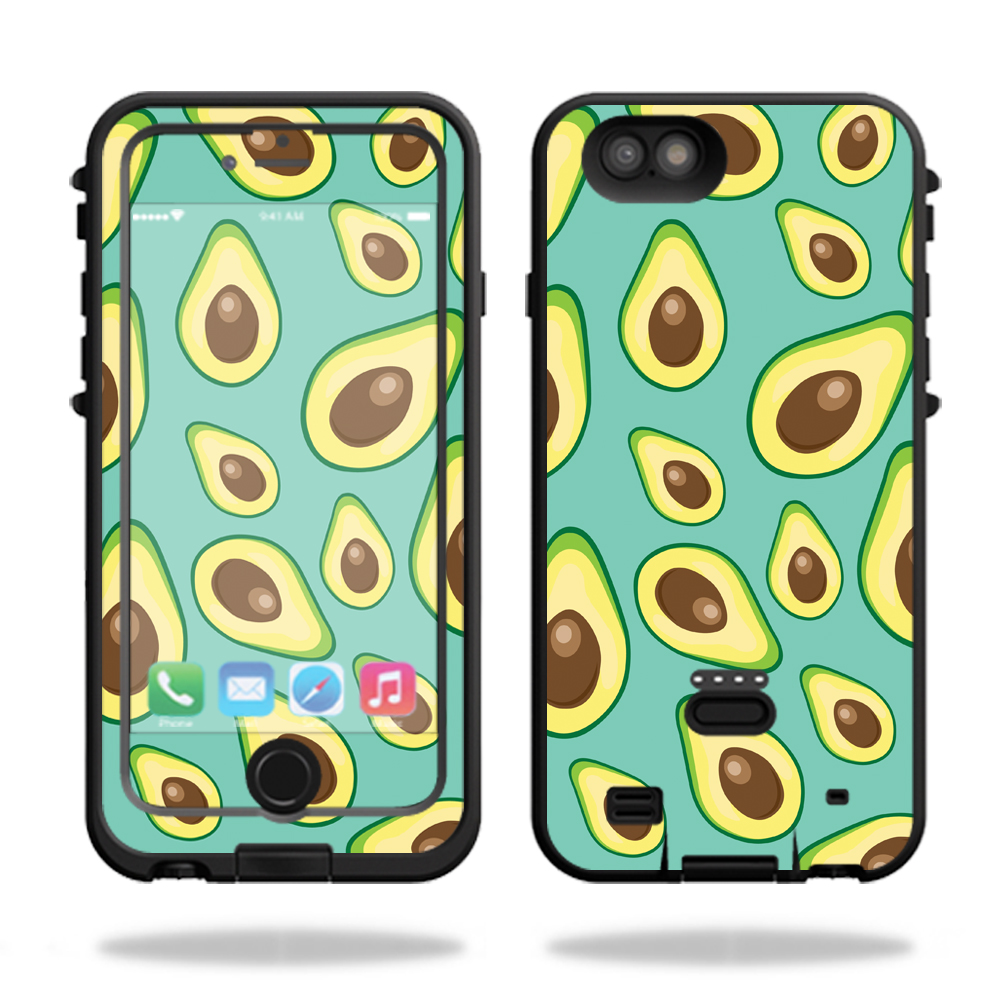 IPOWIP6PL-Seafoam Avocados Skin for Lifeproof Fre Power iPhone 6 Plus & 6S Plus Case Wrap Cover Sticker - Seafoam Avocados -  MightySkins