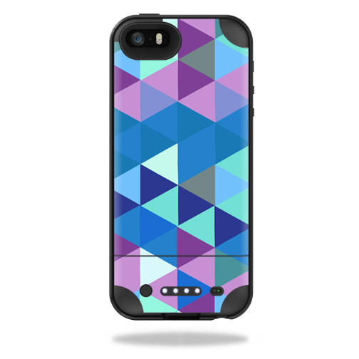 MJPIP5-Purple Kaleidoscope Skin for Mophie Juice Pack Plus iPhone 5, 5S & SE Case Wrap Cover Sticker - Purple Kaleidoscope -  MightySkins