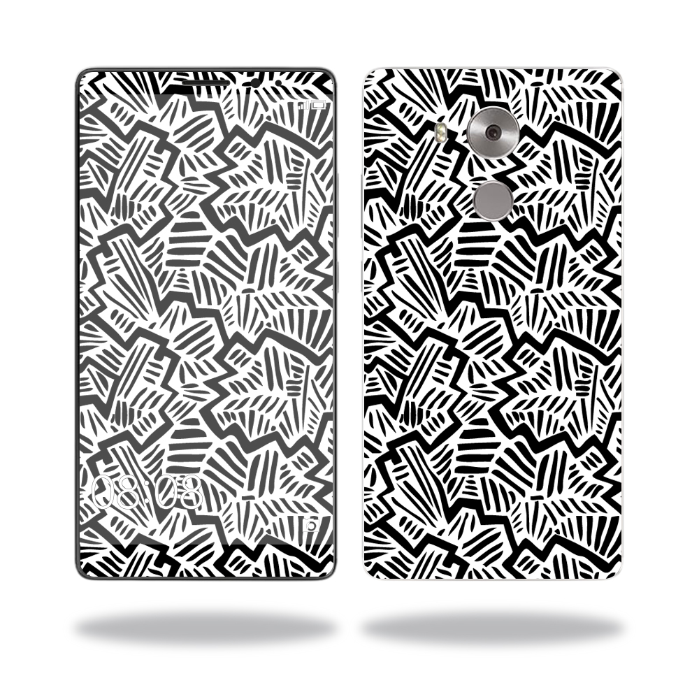 Picture of MightySkins HUMATE81-Abstract Black Skin for Huawei Mate 8 Wrap Cover Sticker - Abstract Black